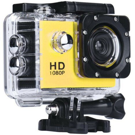 Camera Sport iUni Dare 50i Full HD 1080P, 5M, Waterproof, Galben